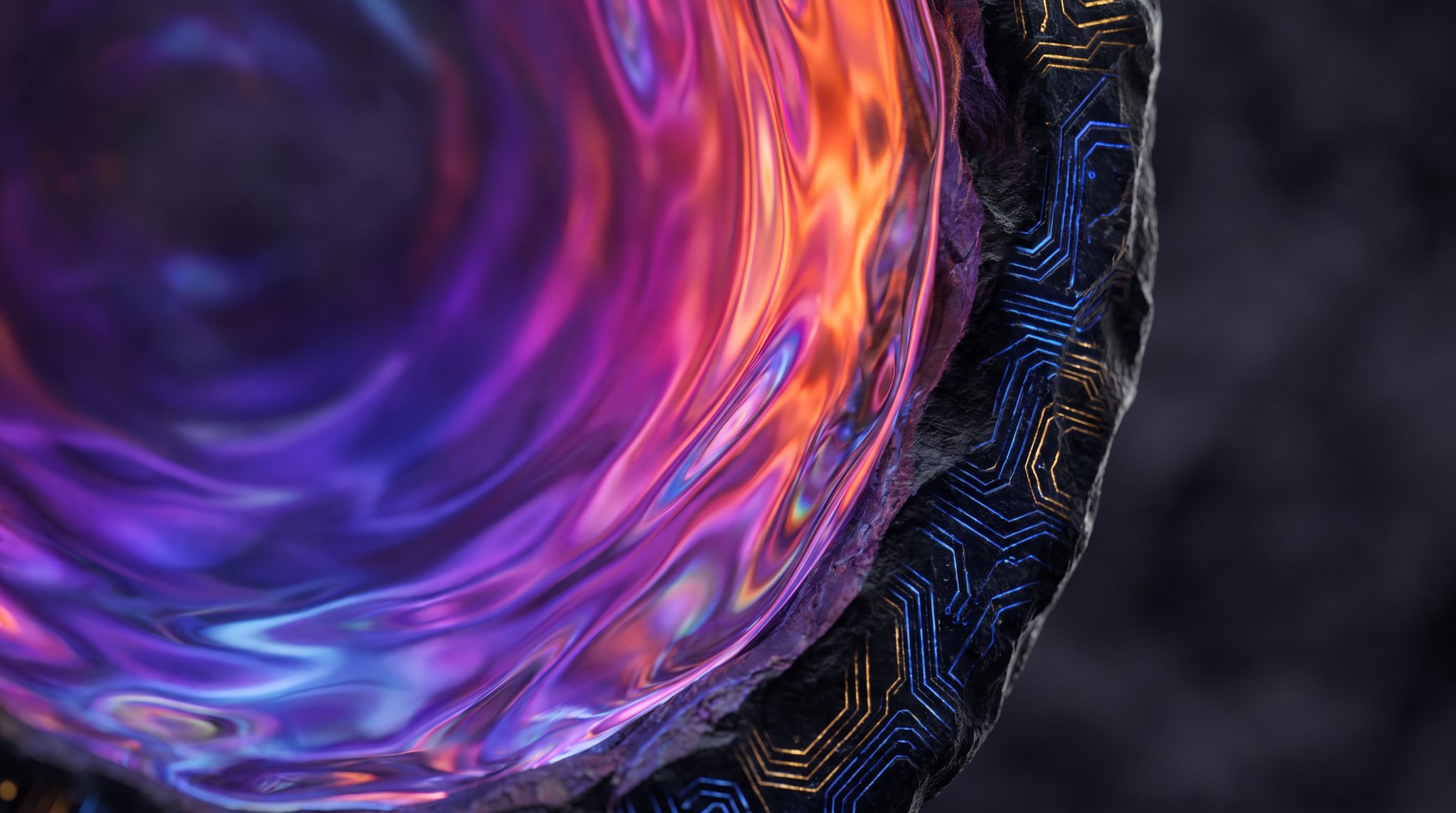Liquid light portal membrane